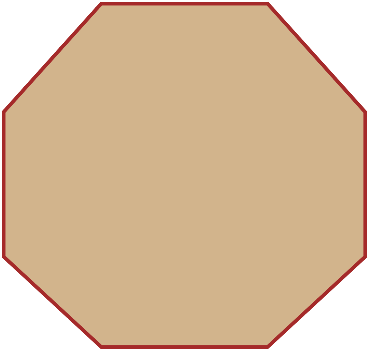 একটি সমবাহু বহুভুজ চিত্র